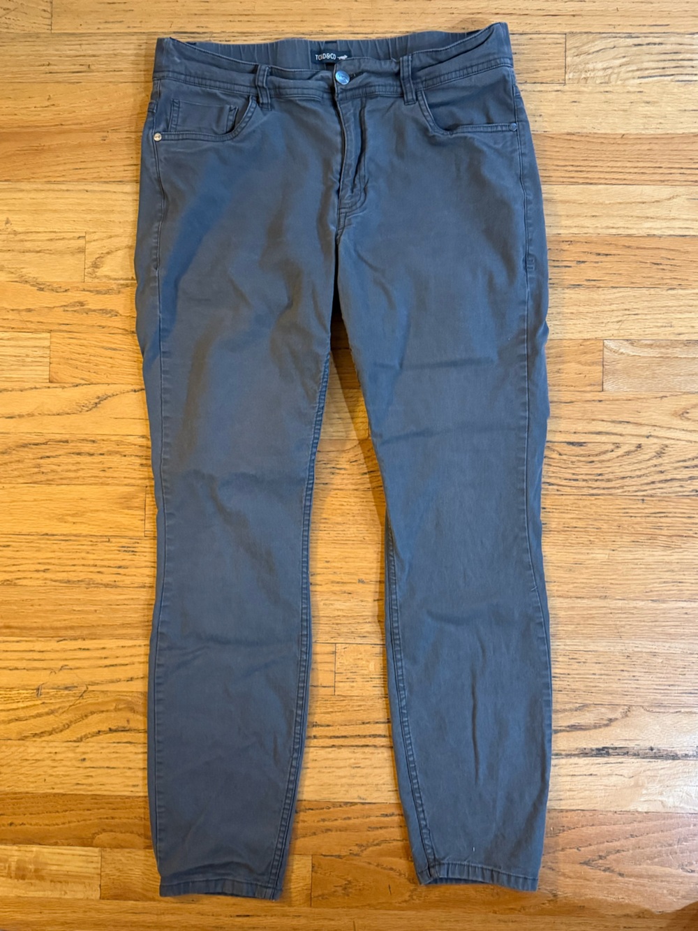 Toad&Co Women's Cropped Earthworks 5-Pocket Skinny Pant in Charcoal Size 10
